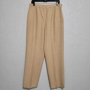 Pendleton Womens Wool Pants Beige Size 14 Academia Office Buisness Grandpa